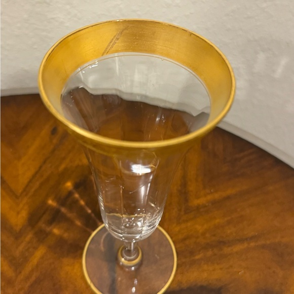 5 Vintage Tiffin Franciscan Minton Etched Stemmed Optic Wine Glasses 6 ounce. - Picture 7 of 11